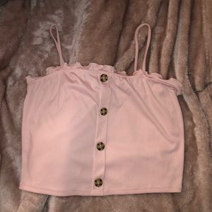 Link pink tank top